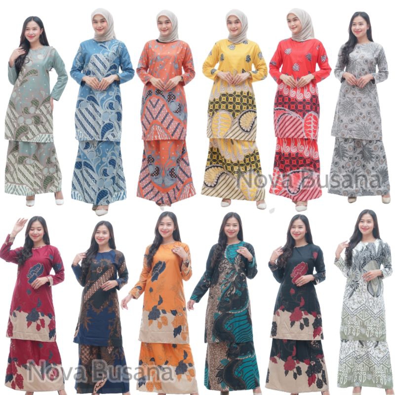 Baju KURUNG MELAYU MALAYSIA ชุดทํางานผู้หญิงรุ่นและ TUNICS | เสื้อผ้าครู | เสื้อเด็กชาย C2357911