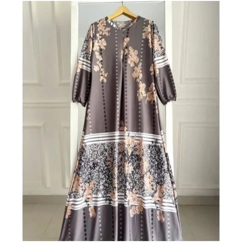 Gamis Lotus แขนริ้วรอยดอกไม้ Gradation JUMBO LD 120 GAMIS HYGET ล่าสุด GAMIS PREMIUM HYGET MOTIF Sog
