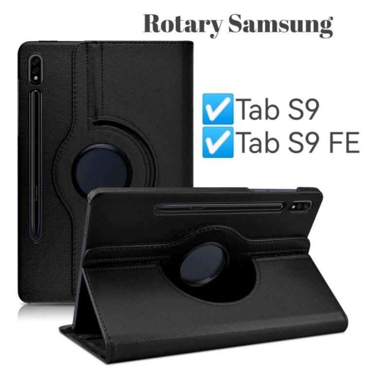 Samsung Galaxy Tab S9 SM-X710 SM-X716B/Samsung Galaxy Tab S9fe SM-X510 SM-X516B Rotary Case Leather Flip Book Cover Swivel Book Case stand stand stand