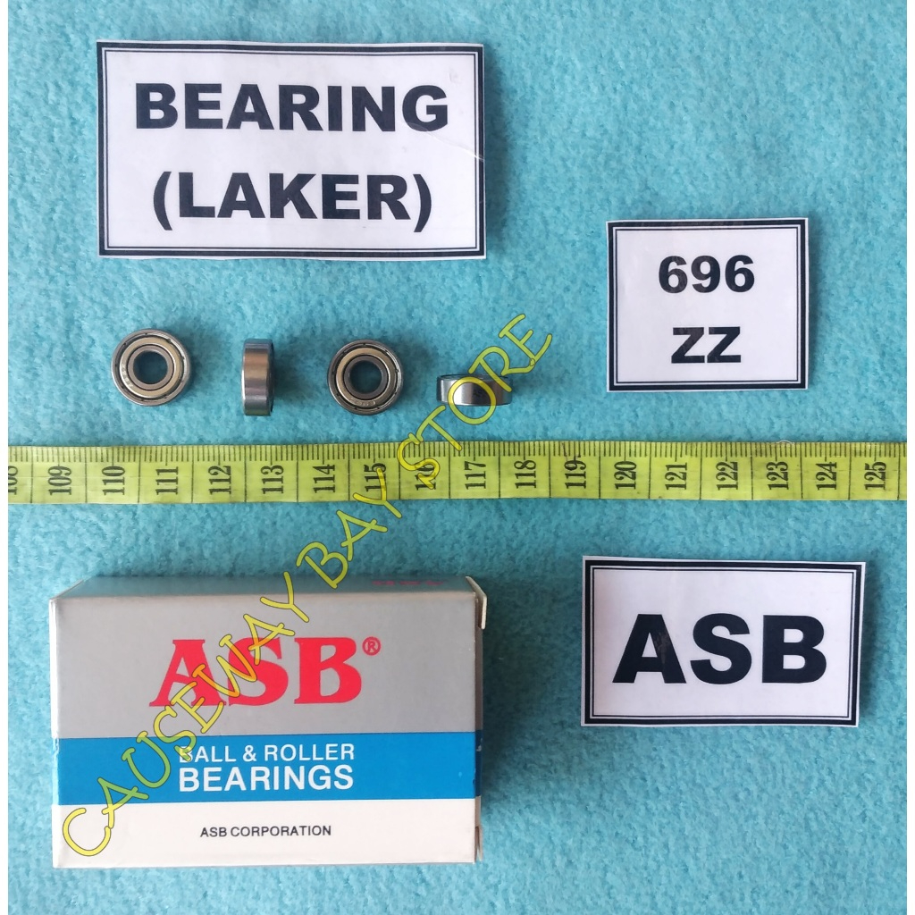 BEARING OR LAKER 696 ยี่ห้อ ZZ ASB