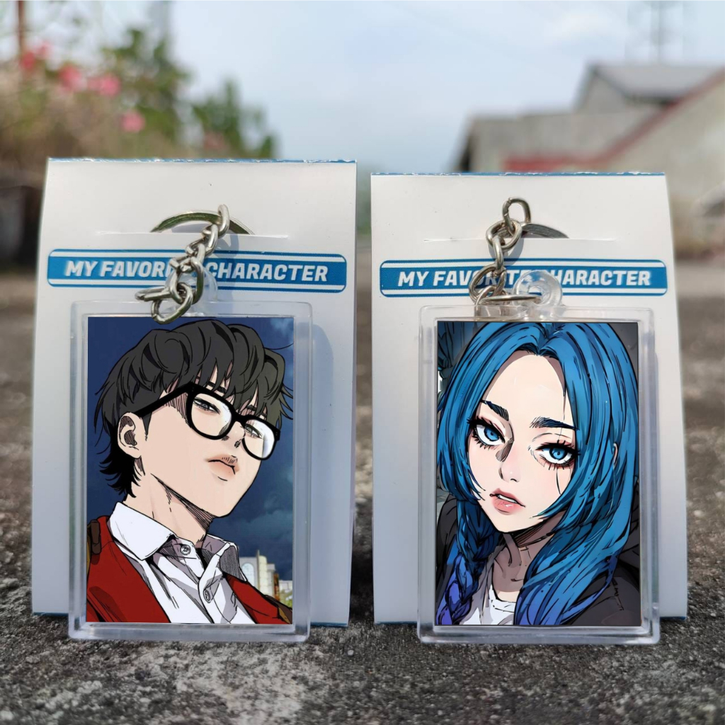 Gantungan พวงกุญแจ Manhwa Wind Breaker - Anime Ganci - พวงกุญแจ - Jay Jo - Miu Yoon - Vinny Hong - O