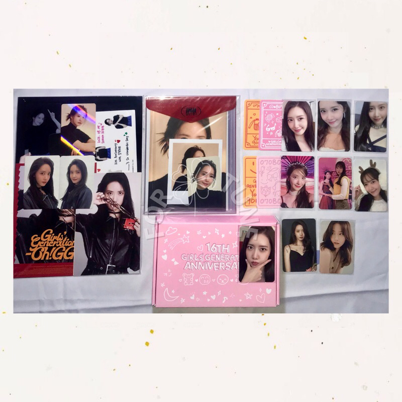 AAB YOONA SNSD GIRLS COUNT GENERATION PC PHOTOCARD PARTY PACKAGE LUCKY CARD 15th 16th ANNIVERSARY SG