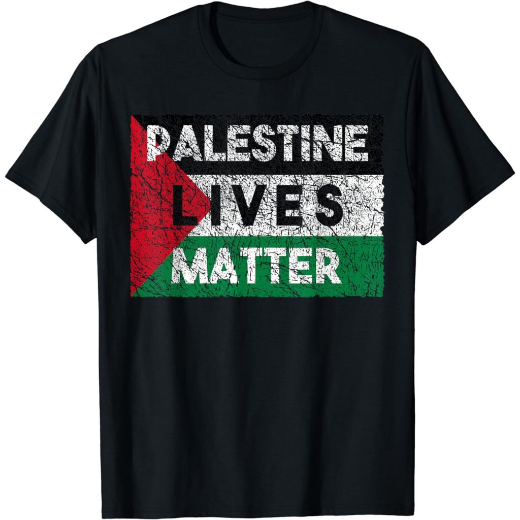 พรีเมี่ยมผู้ใหญ่เสื้อยืด Palestine Lives Matter Palestine Gaza Strip Freedom Anti War เสื้อยืด
