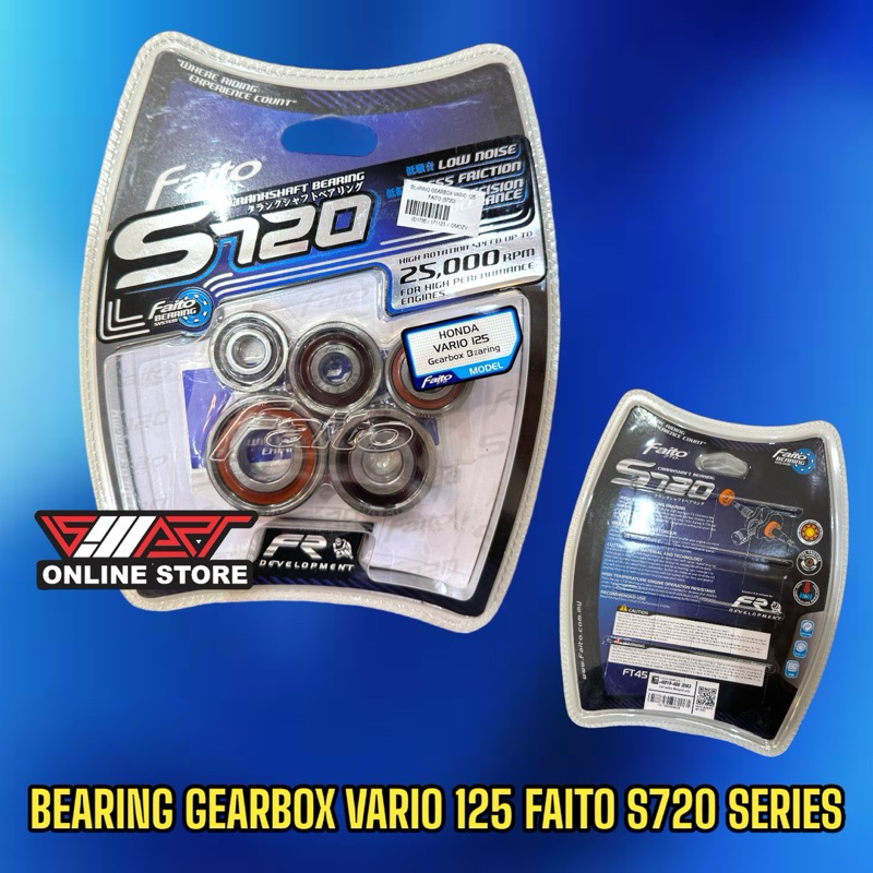 BEARING GEAR BOX HONDA VARIO 125 FI FAITO S720 CERAMIC