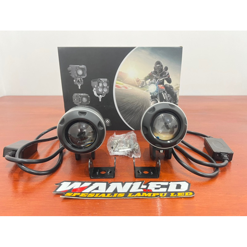 RADIANCE J17 SPOTLIGHT BI LED สีขาวสีเหลืองสูง LOW BEAM 2.7 INCH