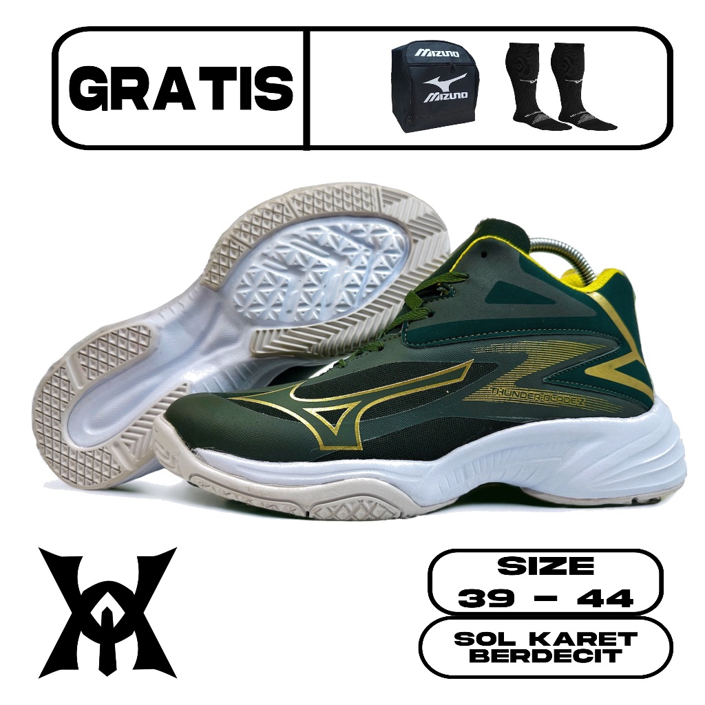Mizuno Thunder blade Z wave lightning Z7 รองเท้าวอลเลย์บอล Mizuno รองเท้าวิ่งวอลเลย์บอลผู้ชายยิมกีฬา