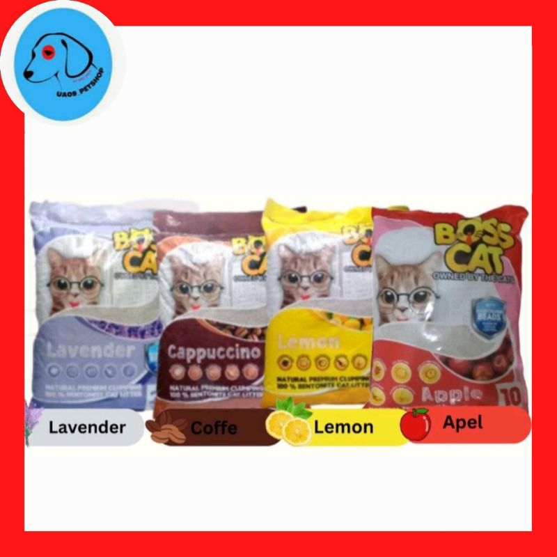 5.5 ลิตร สี Boss Sand | Clump & Scented Cat Sand