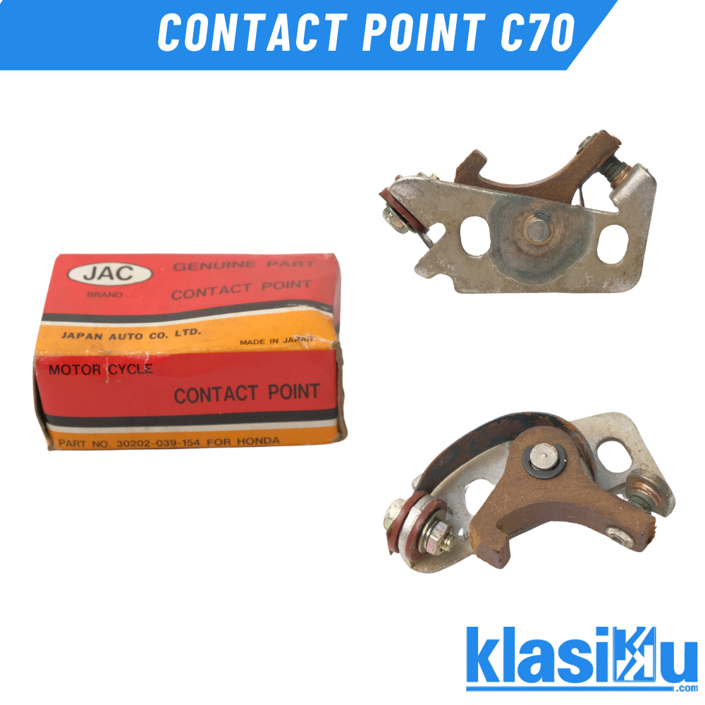 Platina Contac Point Honda C70 C 70 C102 Japan อะไหล่แท้ Nos