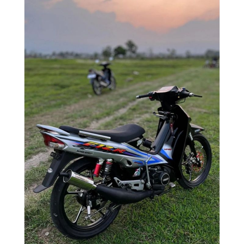 STRIPING STICKER LIS DECAL FIZR F1ZR 2003 สีดําเงิน