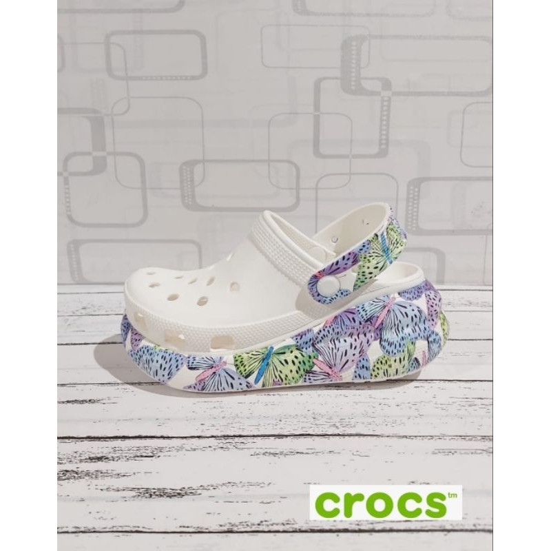 Crocs crush clog motif / Crocs calssic crush clog / รองเท้าแตะผู้หญิง crush clog