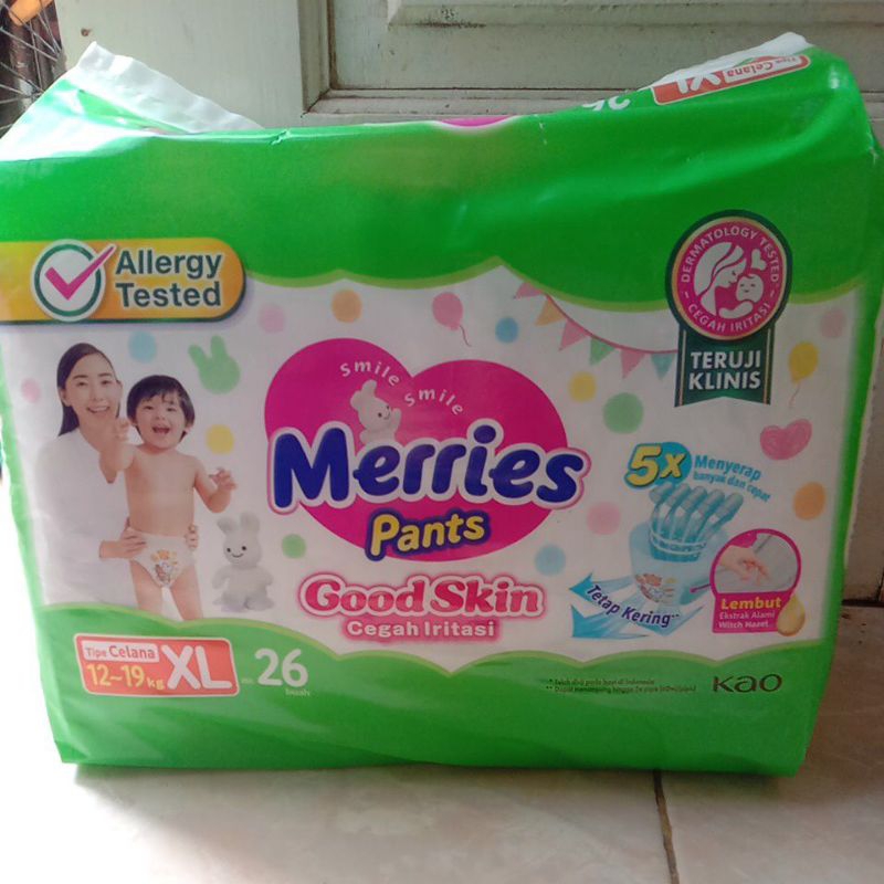 ผ้าอ้อม Merries Pants XL26