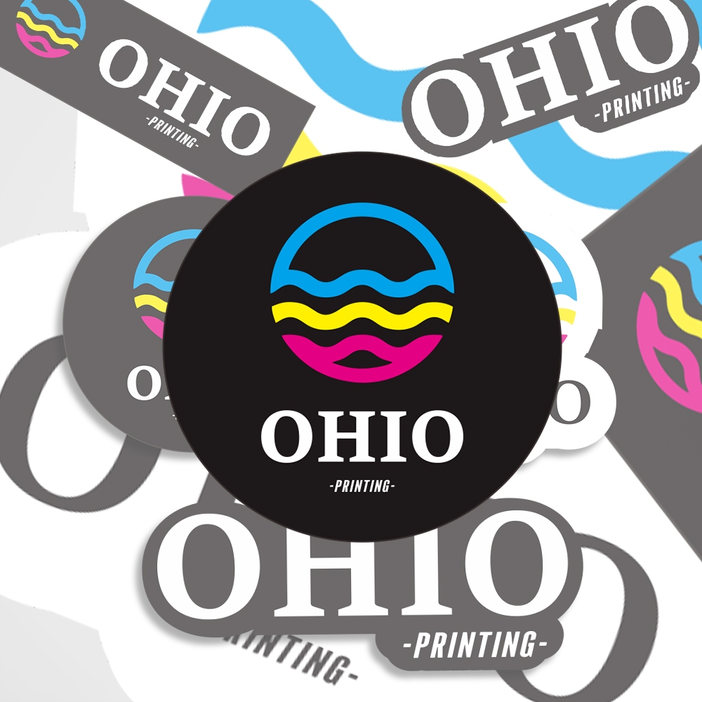 Ohiio * Ohio Printing Sticker pack บรรจุ 3 ชิ้น