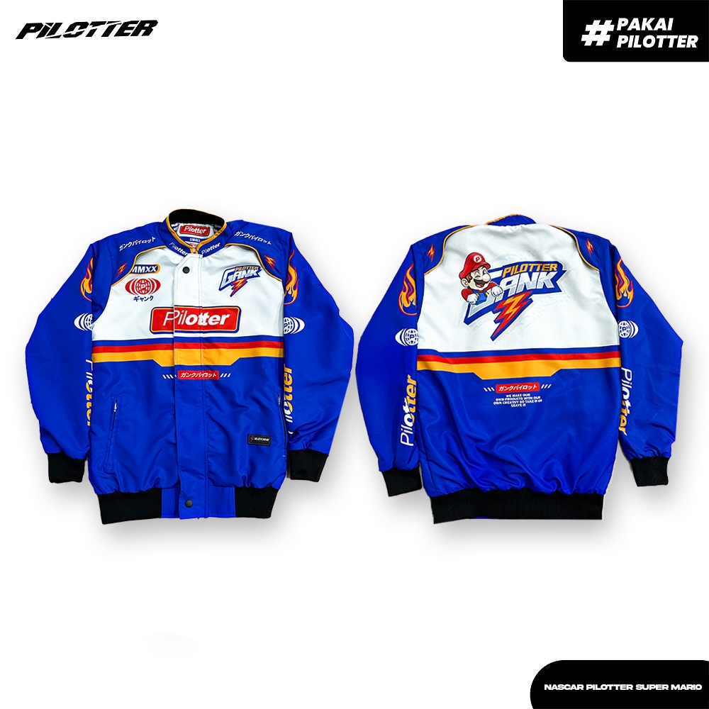 NASCAR PILOTTER SUPER MARIO ORIGINAL NASCAR JACKET UNISEX