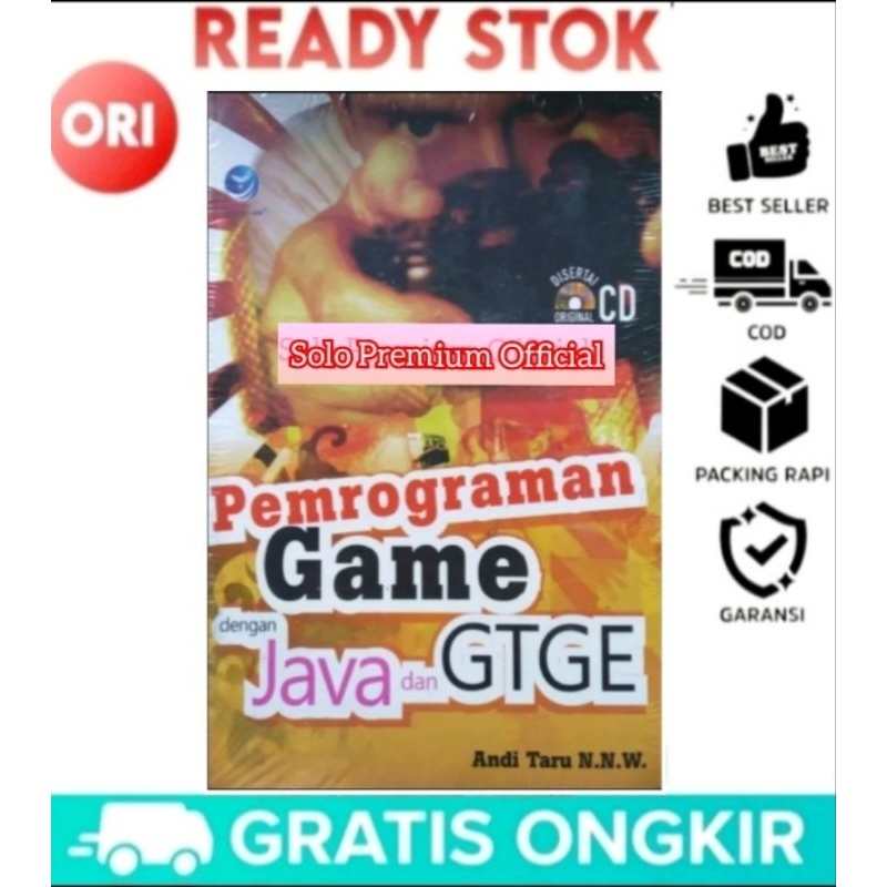 หนังสือโปรแกรมเกม Java And GTGE ANDI Taru ANDI