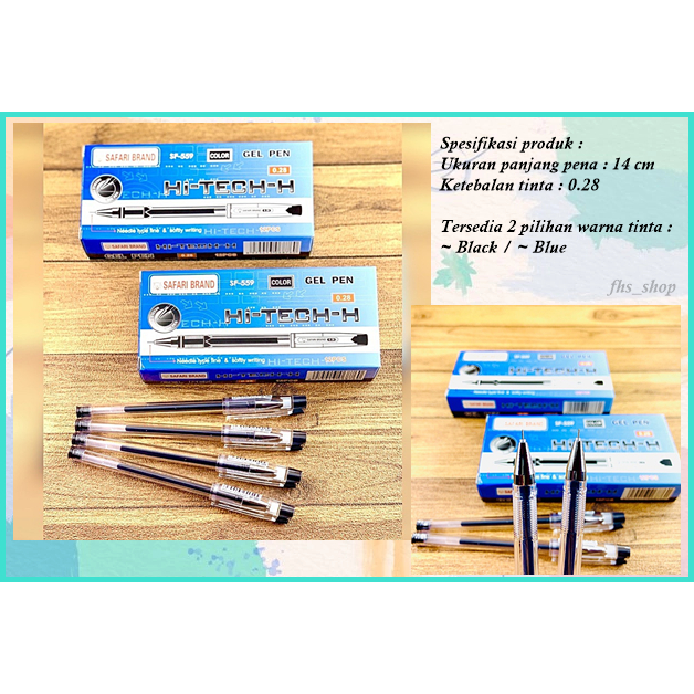 Hi Tech 0.28 mm Safari Brand Pen Hi Tech Gel Pen Hi Tech Gel Pen Hi Tech Gel Ballpoint Pen