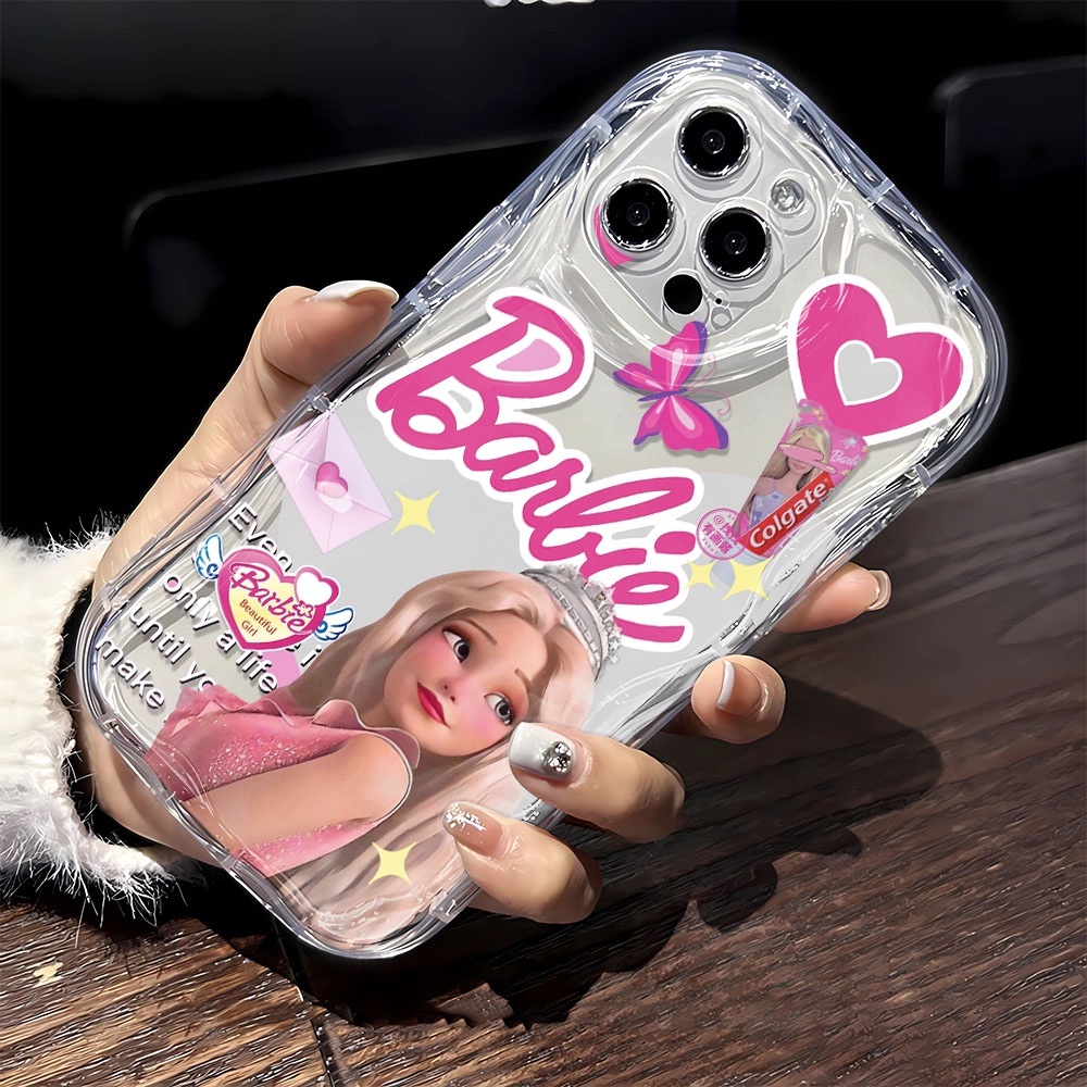 SOFTCASE SILICON CASING MELTING CLEAR SHOCKPROOF BARBIE สําหรับ VIVO Y02 Y12 Y15 Y17 Y15S Y01 Y16 Y0