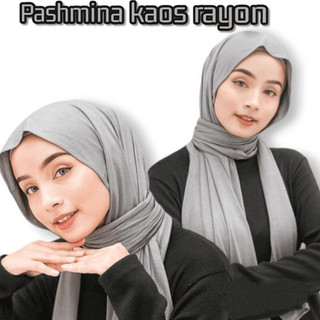 PASHMINA KAOS RAYON SUPER PREMIUM// PASHMINA TURKI//TURKI SHAWL