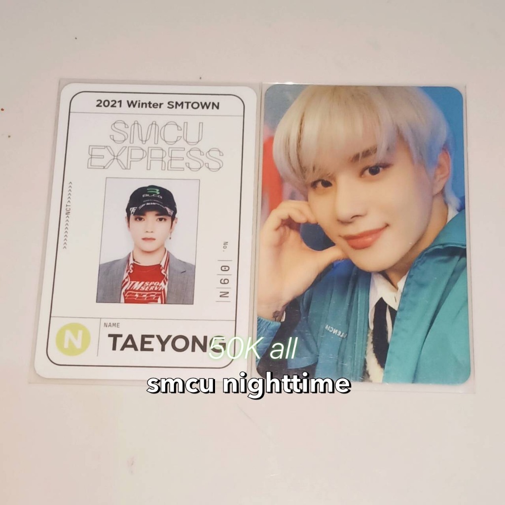 SMCU NIGHT TIME JUNGWOO TAYONG โฟโต้การ์ด