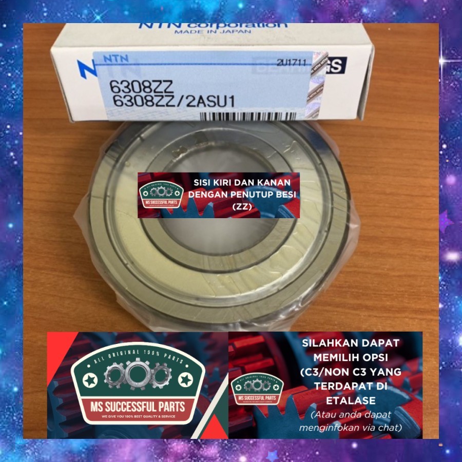 แบริ่ง 6308 ZZ NTN JAPAN ORIGINAL