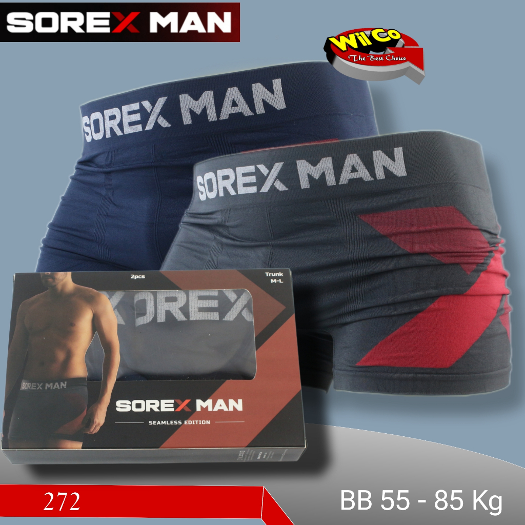 K272 (2-6 pcs) Sorex Adult Mens Boxer Briefs, Mens Boxer Briefs Size (M/L) - (XL/XXL)