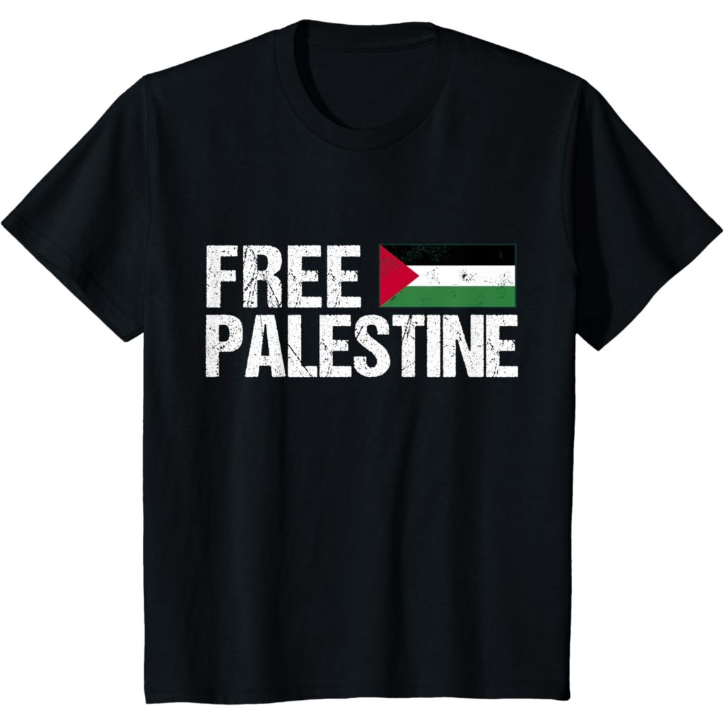เสื้อยืด Palestine Flag Free Palestine สําหรับเด็กและผู้ใหญ่