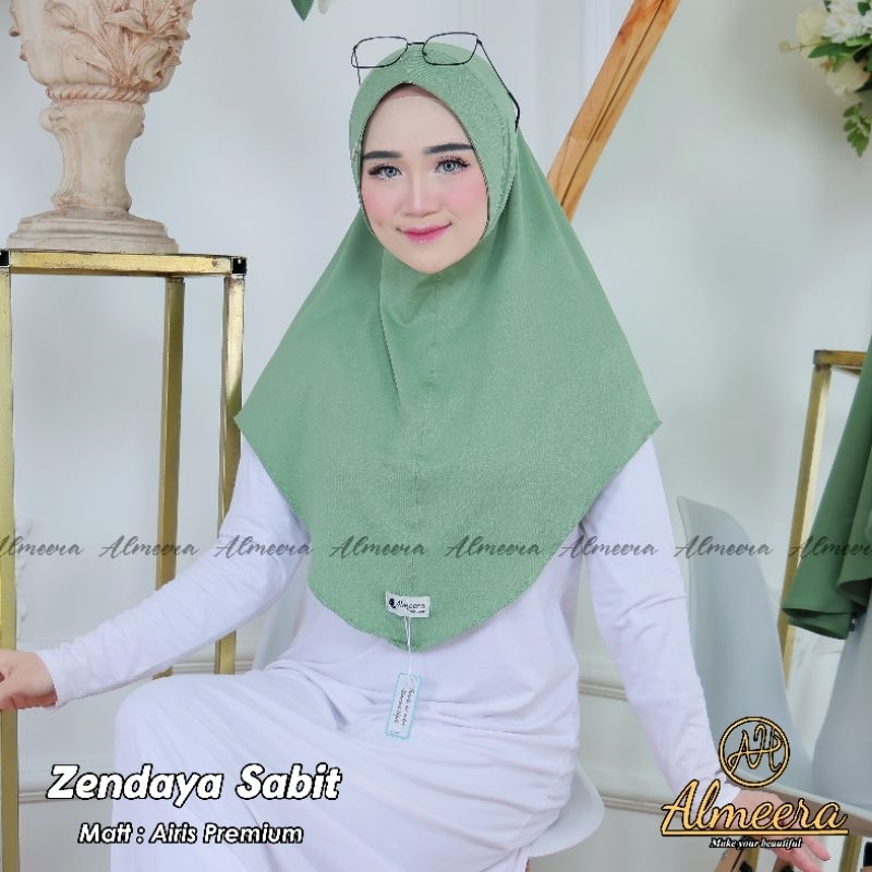 ZENDAYA PET SABIT JERSEY IRISH DRY FIT ALMEERA HIJAB