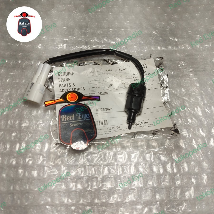 สวิตช์เบรค Vespa S LX 125 2V 150 2V 150 3V Vespa Sprint Primavera ประเภท 3V GTS 150 3V GTS 250 Piagg