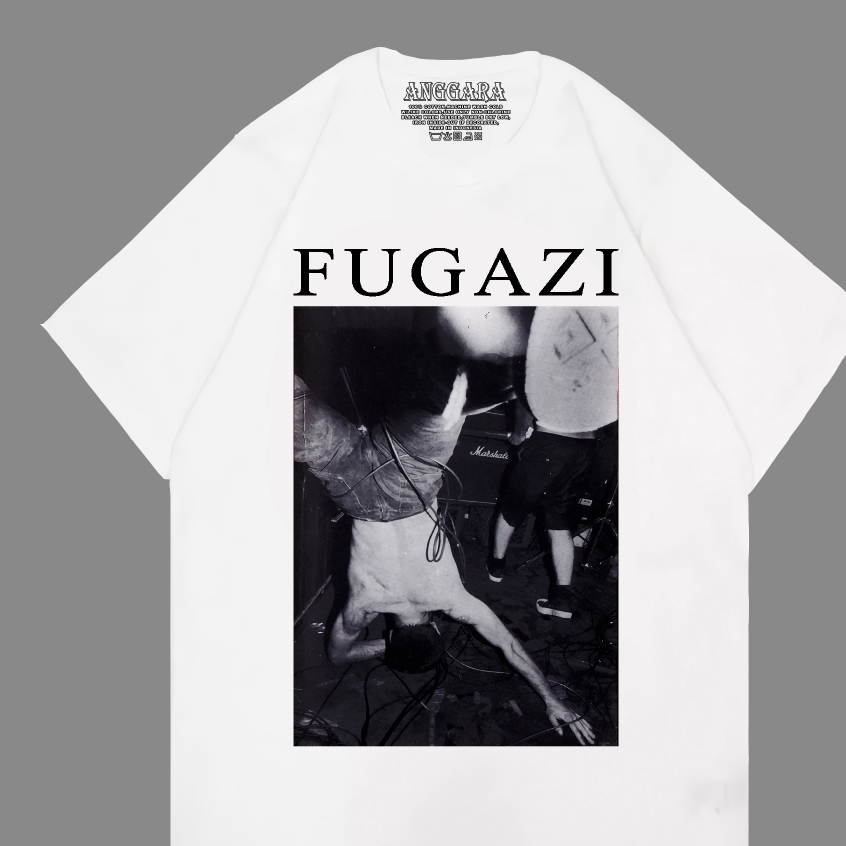 เสื้อยืด FUGAZI BACKLIP BAND FUGAZI METAL HARDCORE สําหรับผู้ชาย