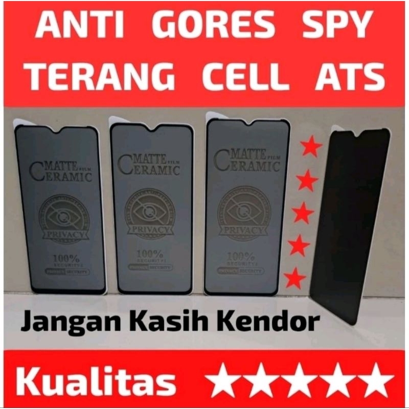 SPY CERAMICS TG ANTI SCRATCH SPY SAMSUNG J2 PRIME / J3 PRO / J4 PLUS / J5 PRIME / J5 PRO / J6 PLUS /