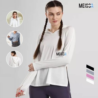 MEISSA Atasan Hoodie Lengan Panjang Olahraga