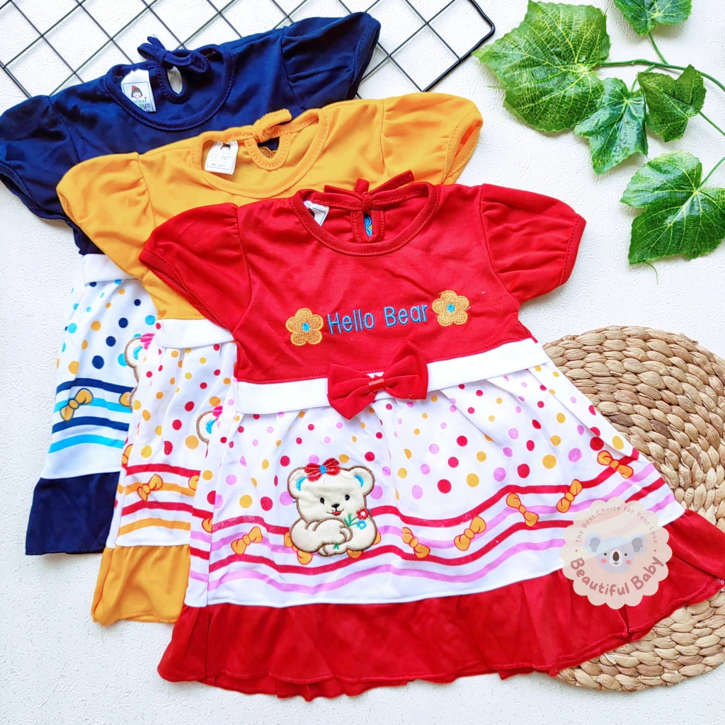BABY SKIRT / BABY DRESS SYIFANA HELLO BEAR