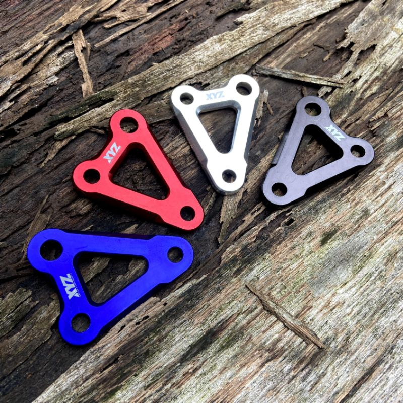 MESIN BRACKET ENGINE BRACKET XYZ UPPER SET KAWASAKI NINJA 2-STOKE 150 R SS RR ZX ALMINIUM FULL CNC