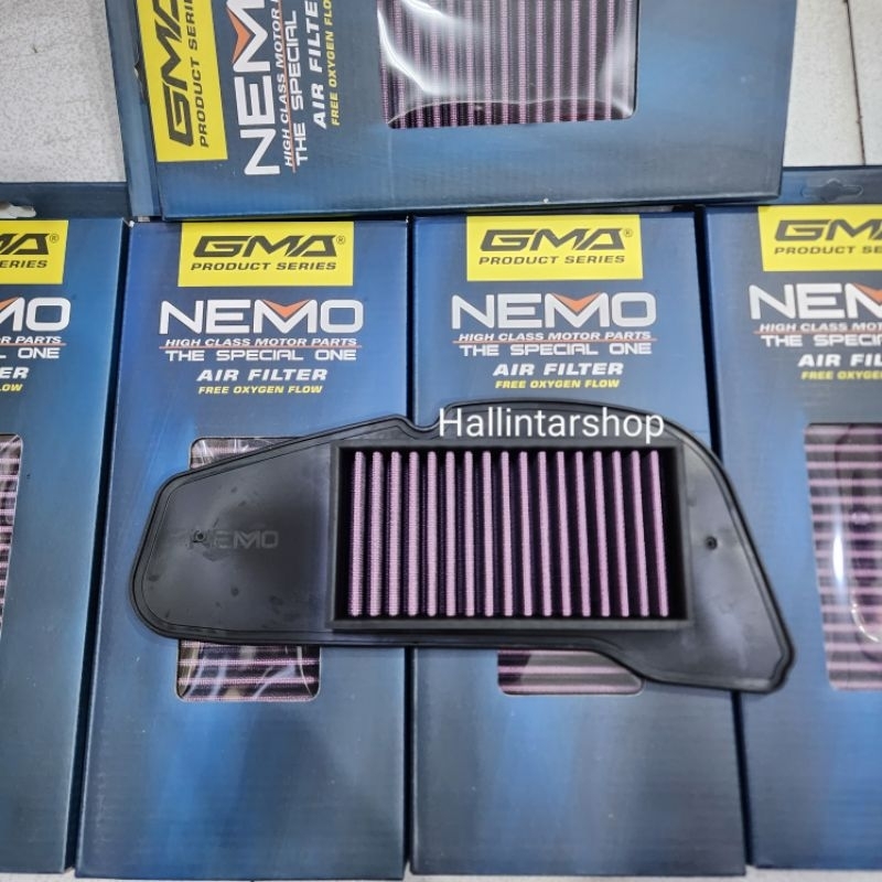 Grand Filano กรองอากาศ Fazzio กรองอากาศมอเตอร์ไซค์ NEMO GMA สินค้าแบรนด์ 100% ของแท้