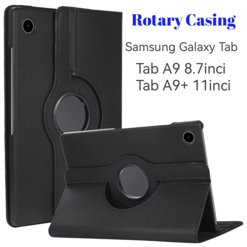 Samsung Galaxy Tab A9 Plus Rotary Case Leather Flip Book Cover Swivel Book Case stand stand stand SM-X110 SM-X115 SM-X210 SM-X215 SM-X216B
