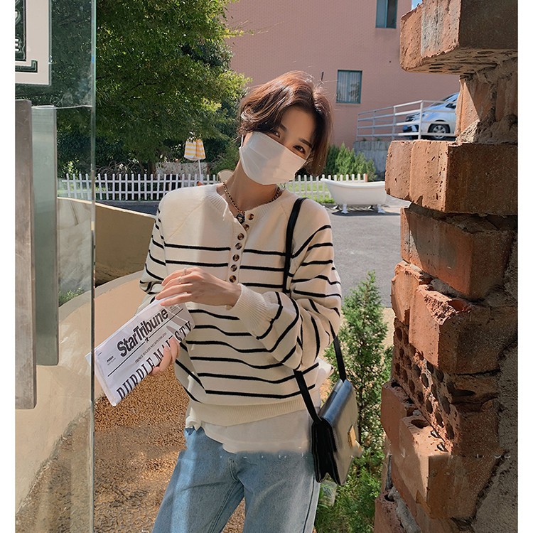 NINE BUTTON เกาหลี CARDIGAN SWEATHER เกาหลี SWETER ผู้หญิง PREMIUM KNIT MATERIAL