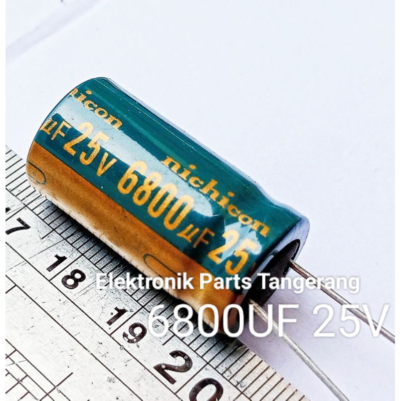 (1 ชิ้น) ELCO CAPACITOR 6800UF 25V ELCO CAPACITOR 25V 6800UF ELCO CAPACITOR 25V 6800UF ELCO CAPACITO