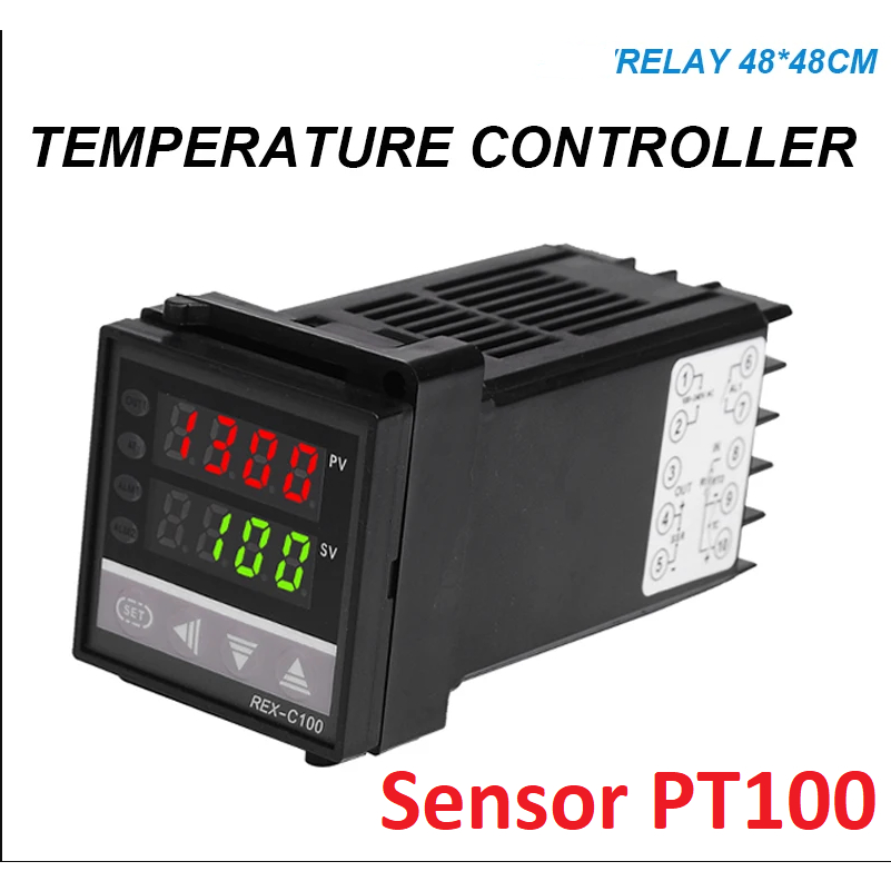RKC REX C-100 Multi Sensor PT100 DIGITAL PID TEMPERATURE CONTROLLER