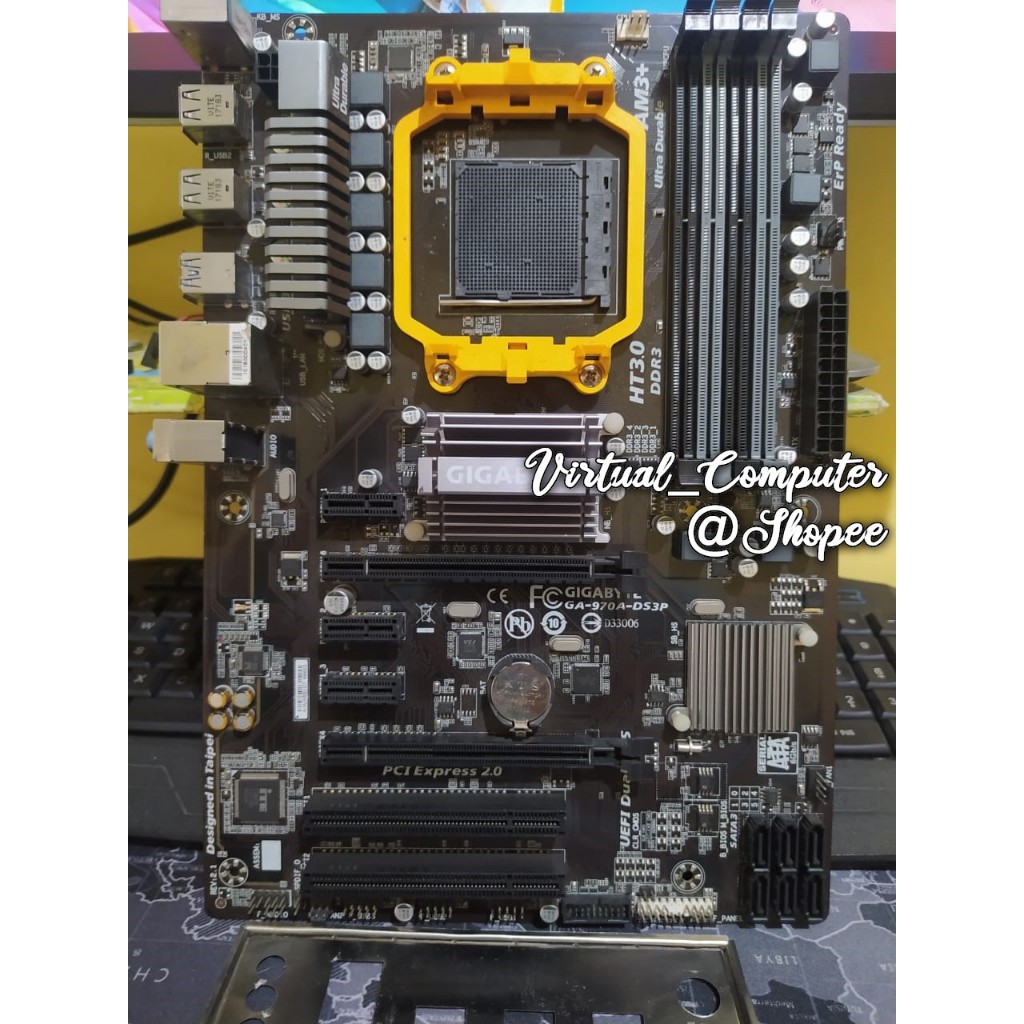บอร์ดหลัก Gigabyte 970A-D3P AM3+ รองรับโปรเซสเซอร์สูงสุด FX 8370