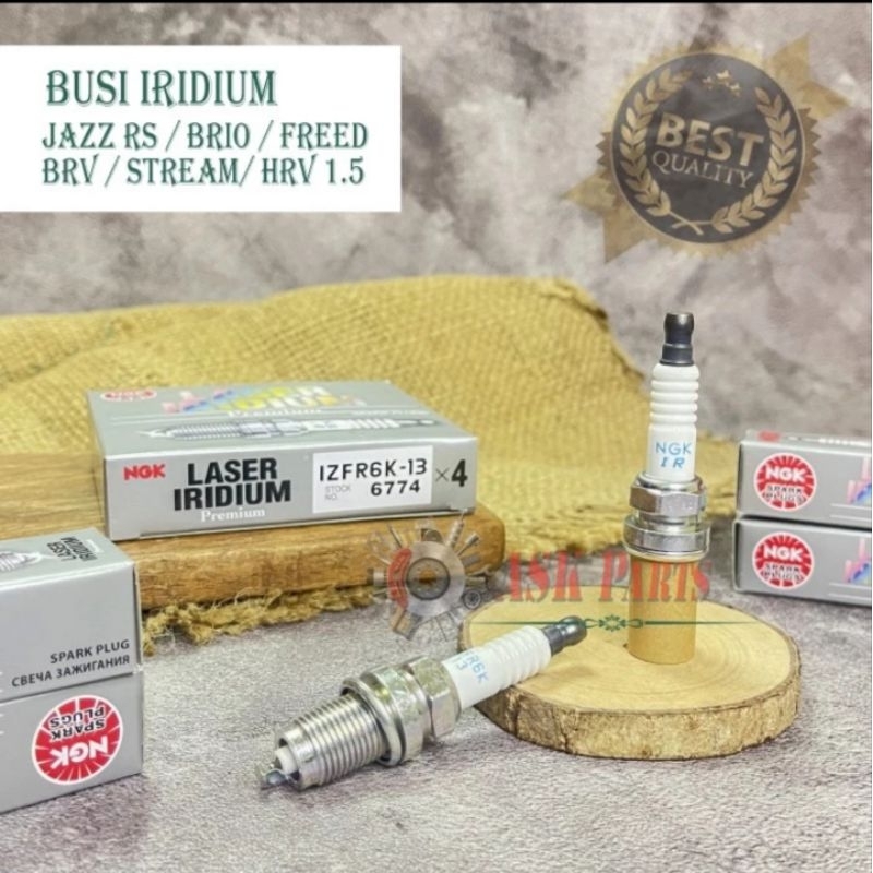 IRIDIUM LASER SPARK PLUG JAZZ RS BRIO BRV BR-V FREED STREAM HRV HR-V MOBILIO