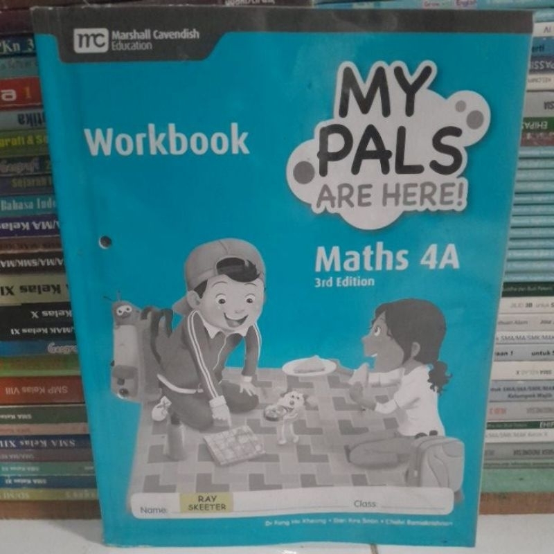 หนังสือคณิตศาสตร์ รุ่นที่ 3 My pals Is This Maths 4A