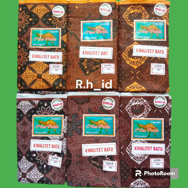 ผ้า Tapih Jarik Kebat ด้านข้างยาว, หมวกหินพรีเมี่ยม Nusa Penida, Fine Original Solo Hand-Written Bat