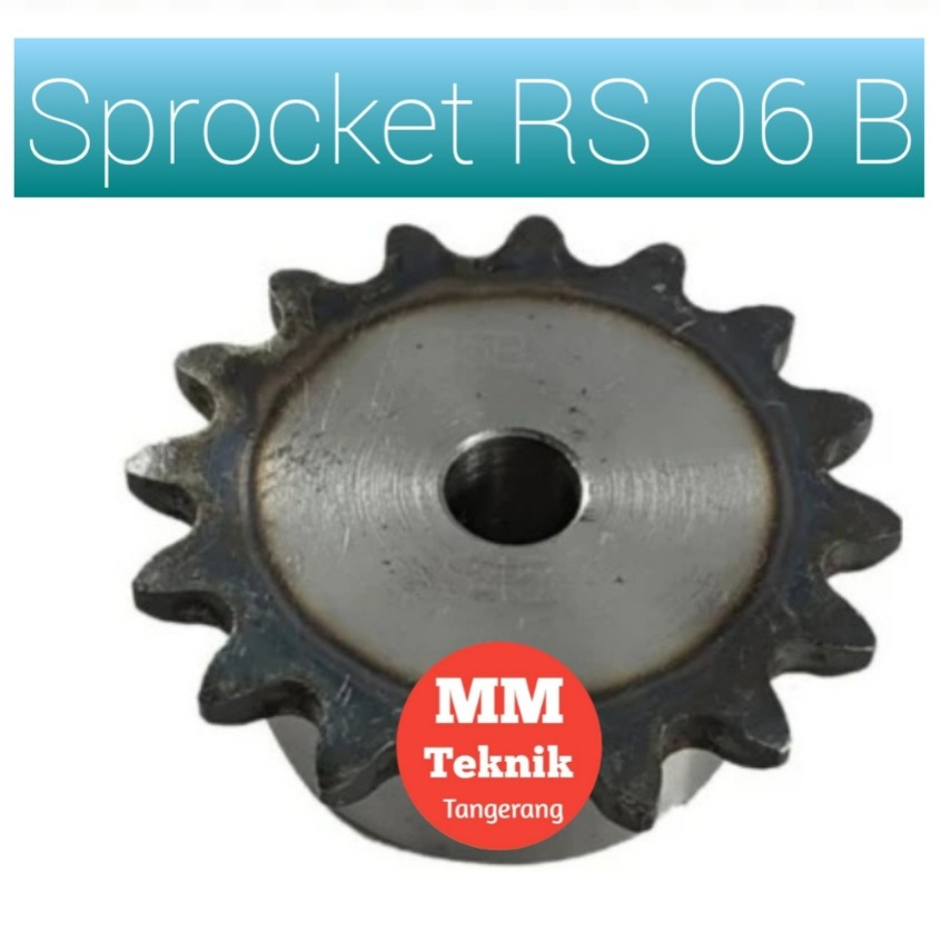 เฟือง RS 06 x 16 T เกียร์เดี่ยวเกียร์ Z 16T RS06 -1 06Z16 06X16T 06-1 ประเภท B Sprocket spr 06-16T 0