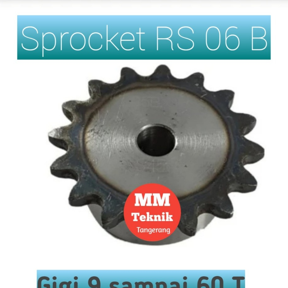เฟือง RS 06 x 23 T เกียร์เดี่ยวเกียร์ Z 23T RS06 -1 06Z23 06X23T 06-1 ประเภท B Sprocket spr 06-23T 0