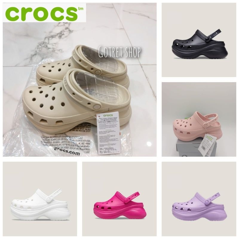 Crocs Classic Bae clog / รองเท้าแตะผู้หญิง Crocs Classic Bae clog / แพลตฟอร์ม Crocs clog Bae