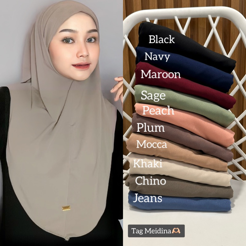MALAY L JERSEY INSTANT HIJAB/MeidinaOri