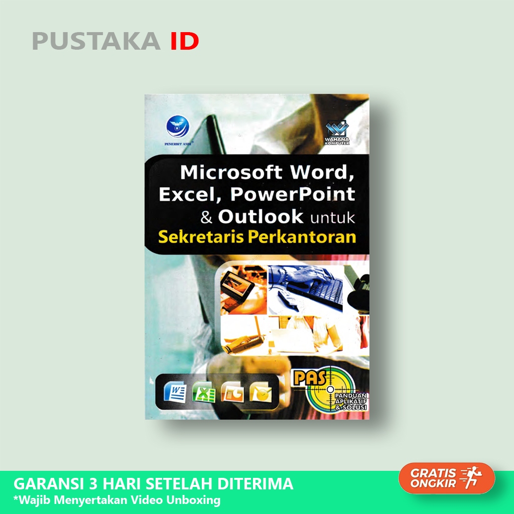 หนังสือ Microsoft Word, Excel, PowerPoint & Outlook สําหรับเลขาออฟฟิศ - ต้นฉบับ