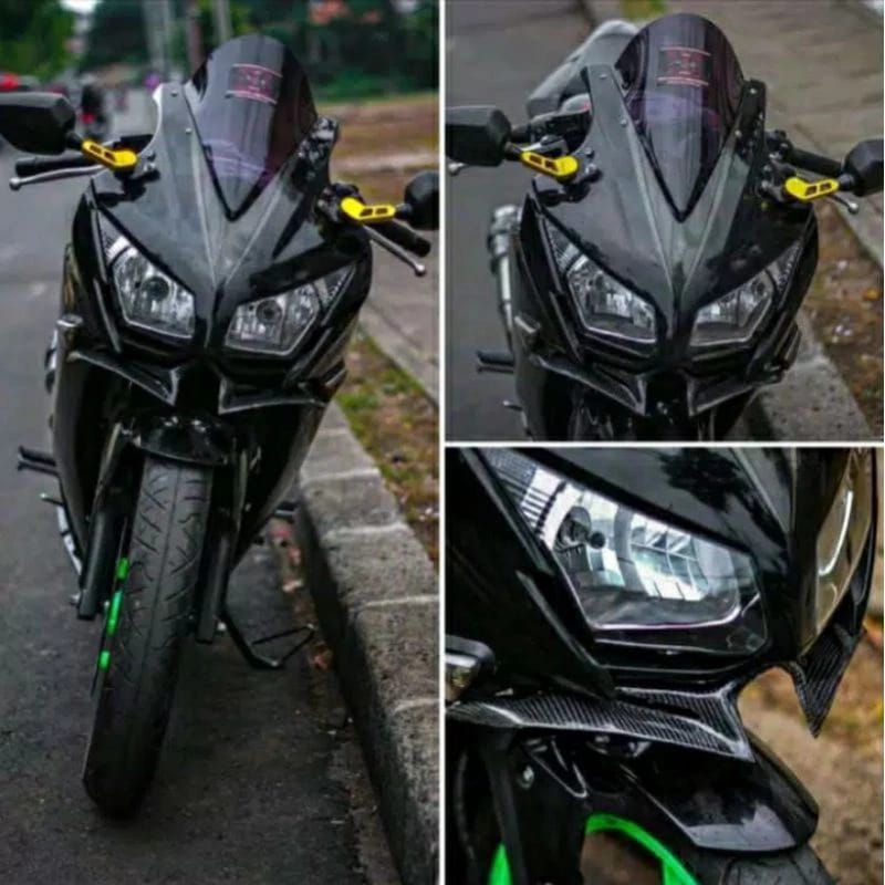 Lokal Winglet CBR 150 K45 Local Carbon คุณภาพระดับพรีเมียม Winglet R25 Old Carbon Winglet CBR Local 