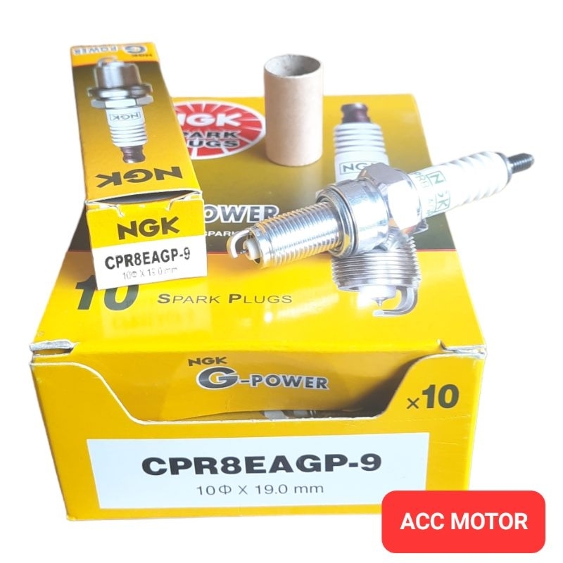 หัวเทียน Yamaha Vixion R - R15 V3 V4 - VVA - NGK Platinum G-Power CPR8EAGP-9 ดั้งเดิม