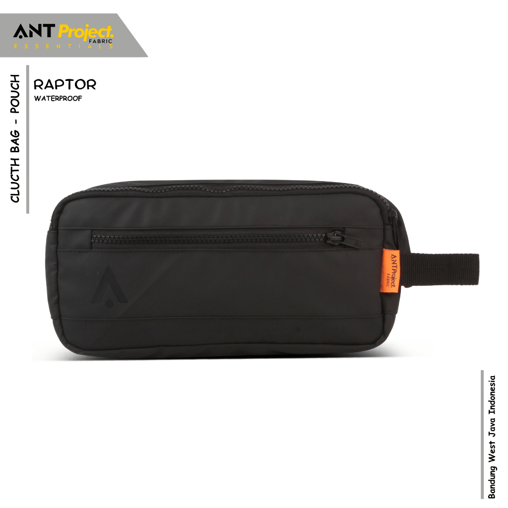ANT PROJECT - RAPTOR Black Organizer Clutch Bag - Doppkit