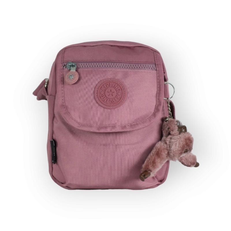 KIPLING นําเข้าคุณภาพ คิปลิง 7023 ไม่จํากัดเพศ กระเป๋าสะพายไหล่สําหรับโทรศัพท์มือถือและกระเป๋าสตางค์